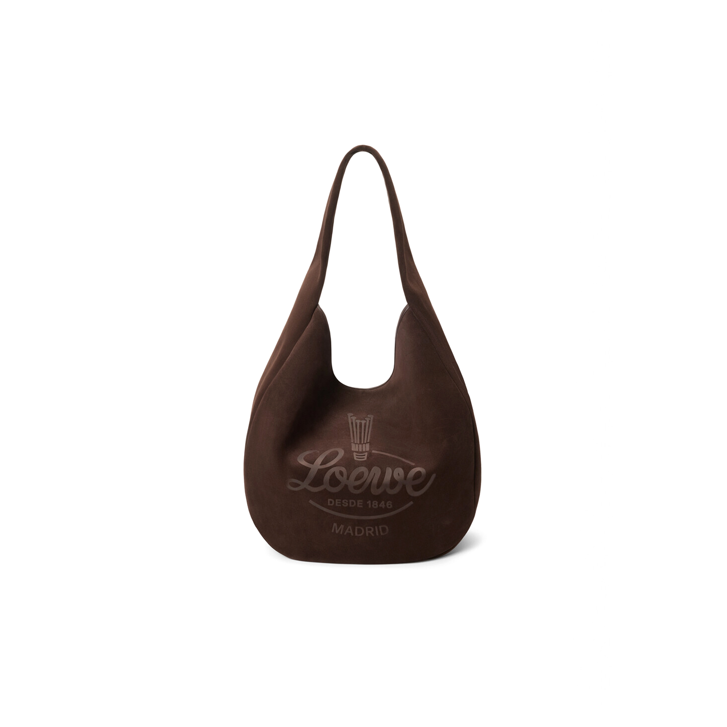 LOEWE ROOMY HOBO IN SUEDE CALFSKIN BMHBVHBX01 (46*41*19cm)